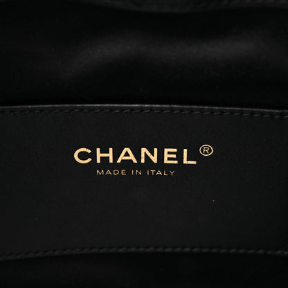 Chanel Calfskin Quilted Small Maxi Hobo Black 6 of 10