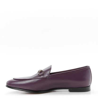 Gucci Betis Glamour Calfskin Womens Jordaan Loafers 38.5 Rosso Ancora 1 of 9