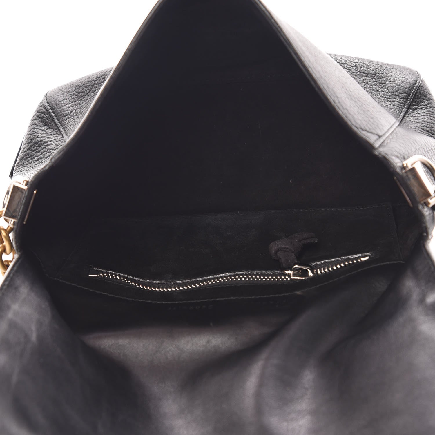 Proenza Schouler Pebbled Calfskin Small Courier Black 5 of 10