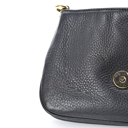 Gucci Pebbled Calfskin Small 1973 Chain Shoulder Bag Black 13 of 15