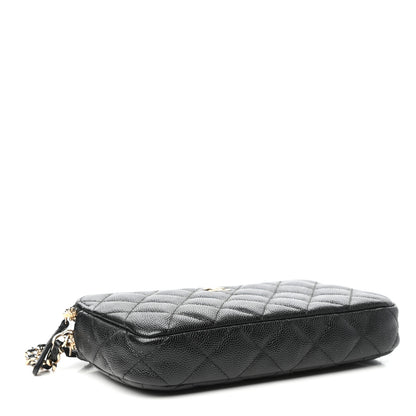 Chanel Caviar Quilted Small Clutch With Chain Black 4 of 10