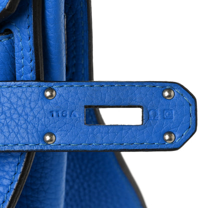 Hermes Taurillon Clemence Jypsiere 34 Bleu Hydra 7 of 10