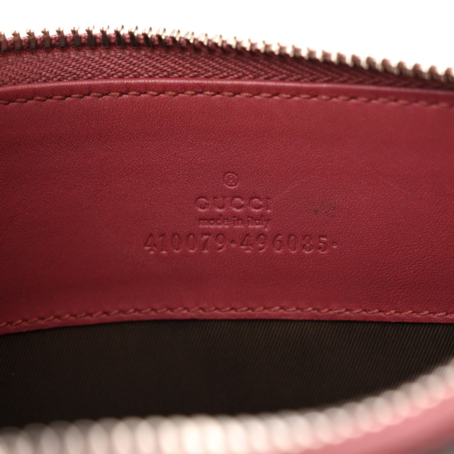 Gucci GG Supreme Monogram Blooms Small Zip Pouch Beige Multicolor Dry Rose 6 of 7