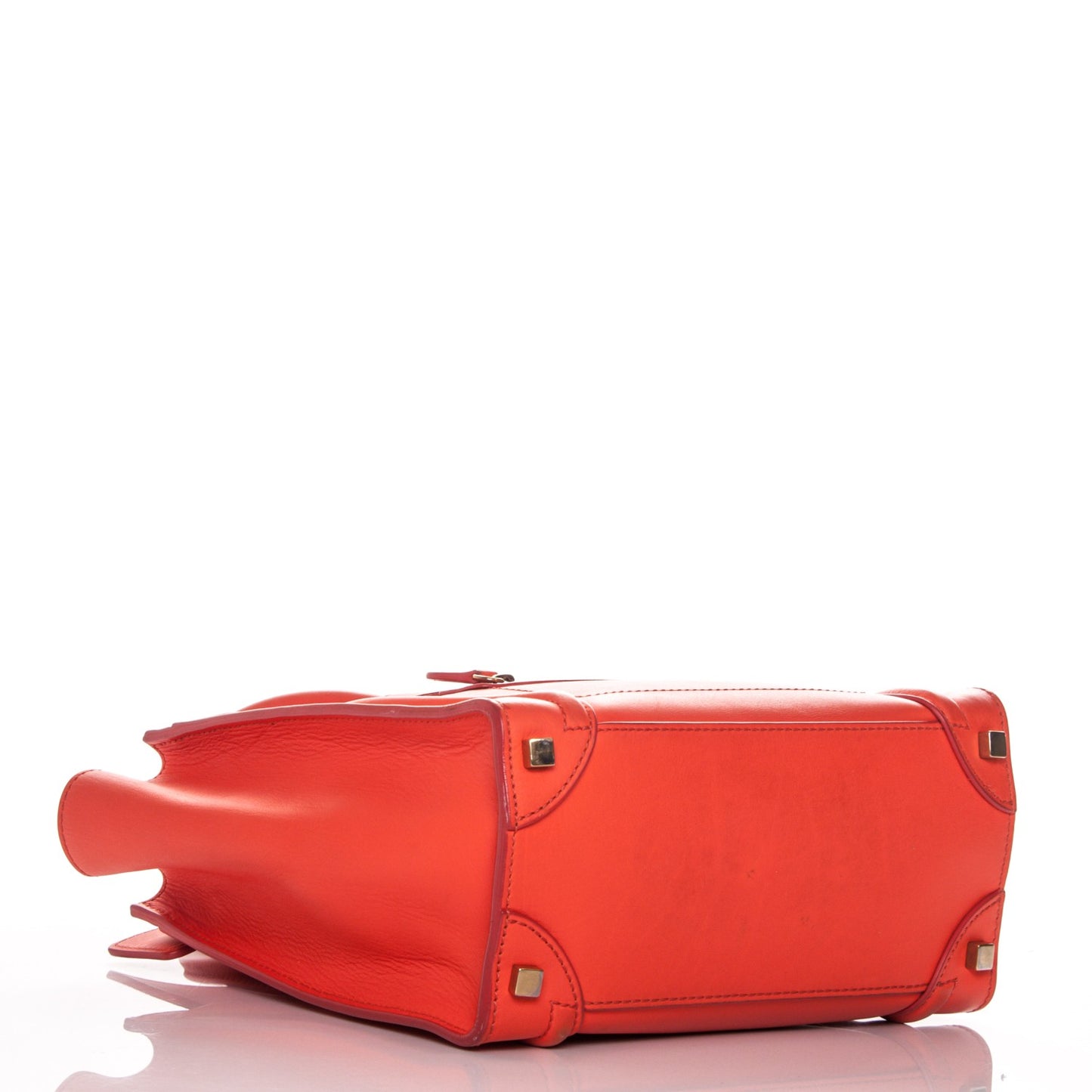Smooth Calfskin Micro Luggage Fluo Orange