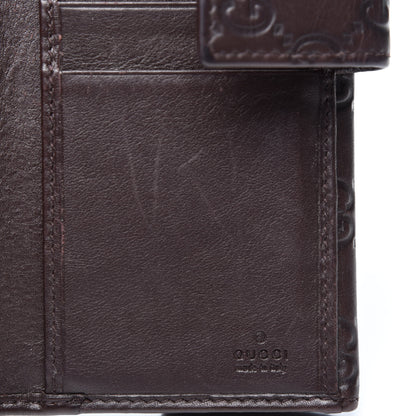 Gucci Guccissima Signature Dice Continental Wallet Chocolate 12 of 14
