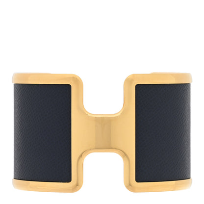 Hermes Epsom Olympe Cuff Bracelet Black 1 of 4