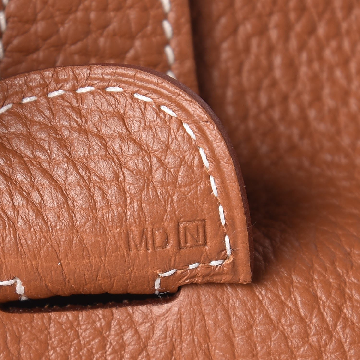 Hermes Taurillon Clemence Evelyne III GM Gold 8 of 9