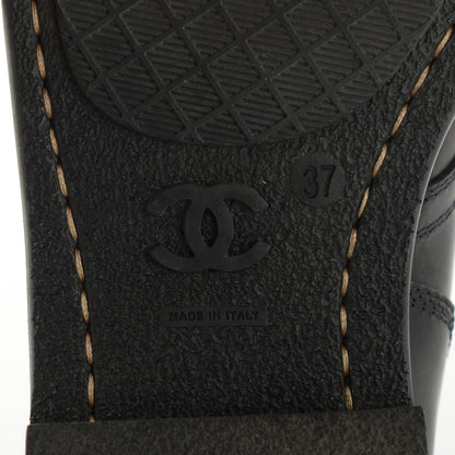 Chanel Calfskin Short Boots 37 Black 7 of 8