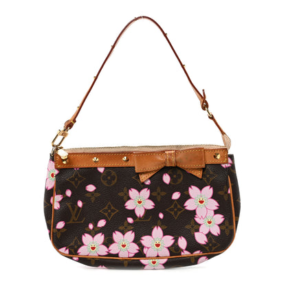 Louis Vuitton Monogram Cherry Blossom Pochette Accessories Brown 1 of 11