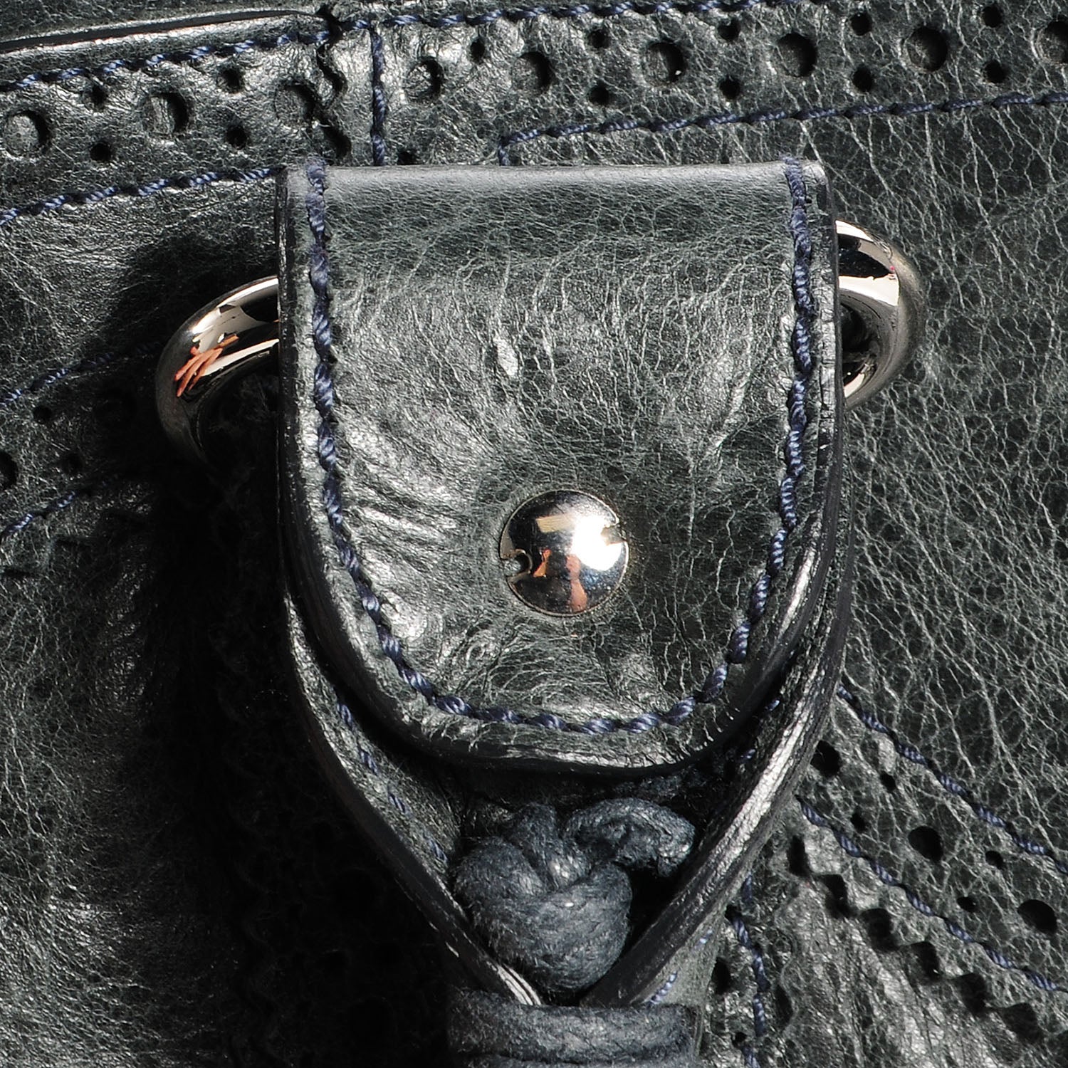 Balenciaga Agneau Giant Brogues Hardware City Anthracite 8 of 12