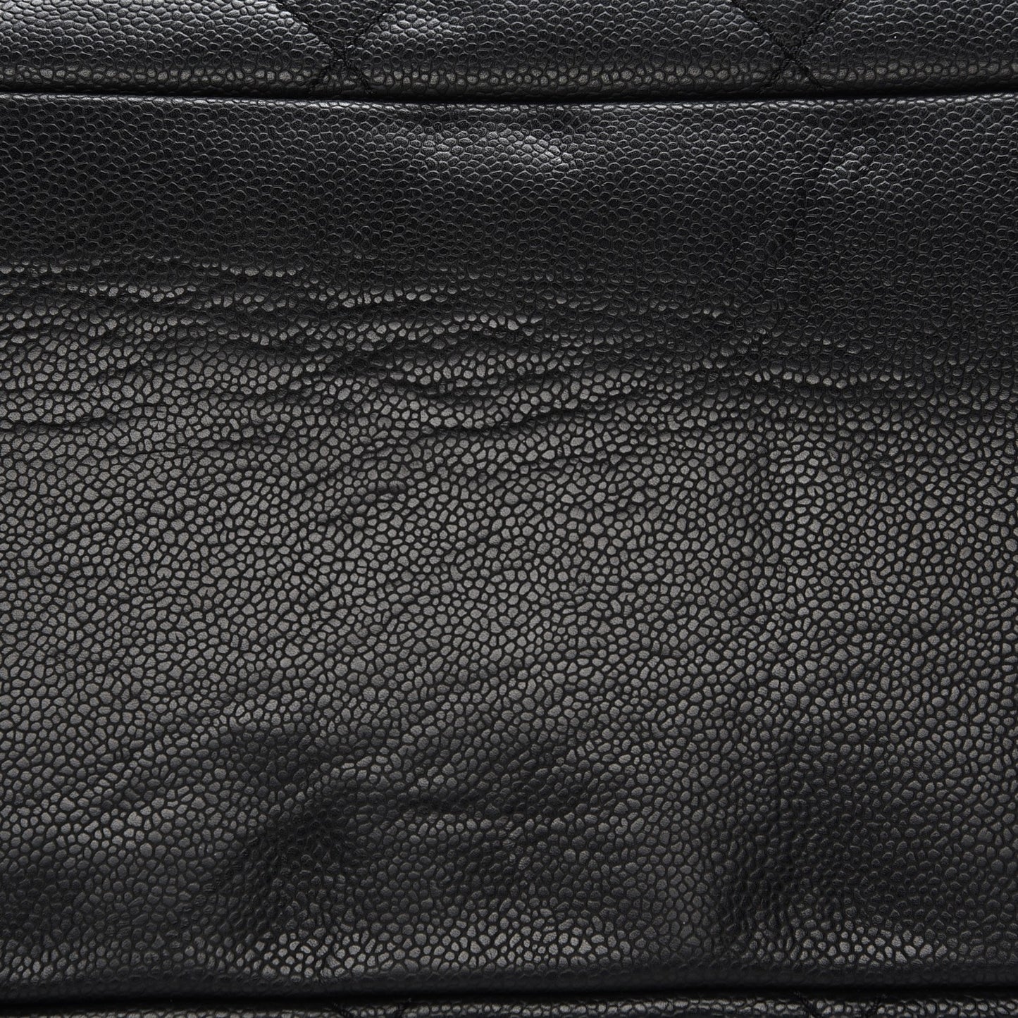 Soft Caviar Quilted Large Timeless Tote Black