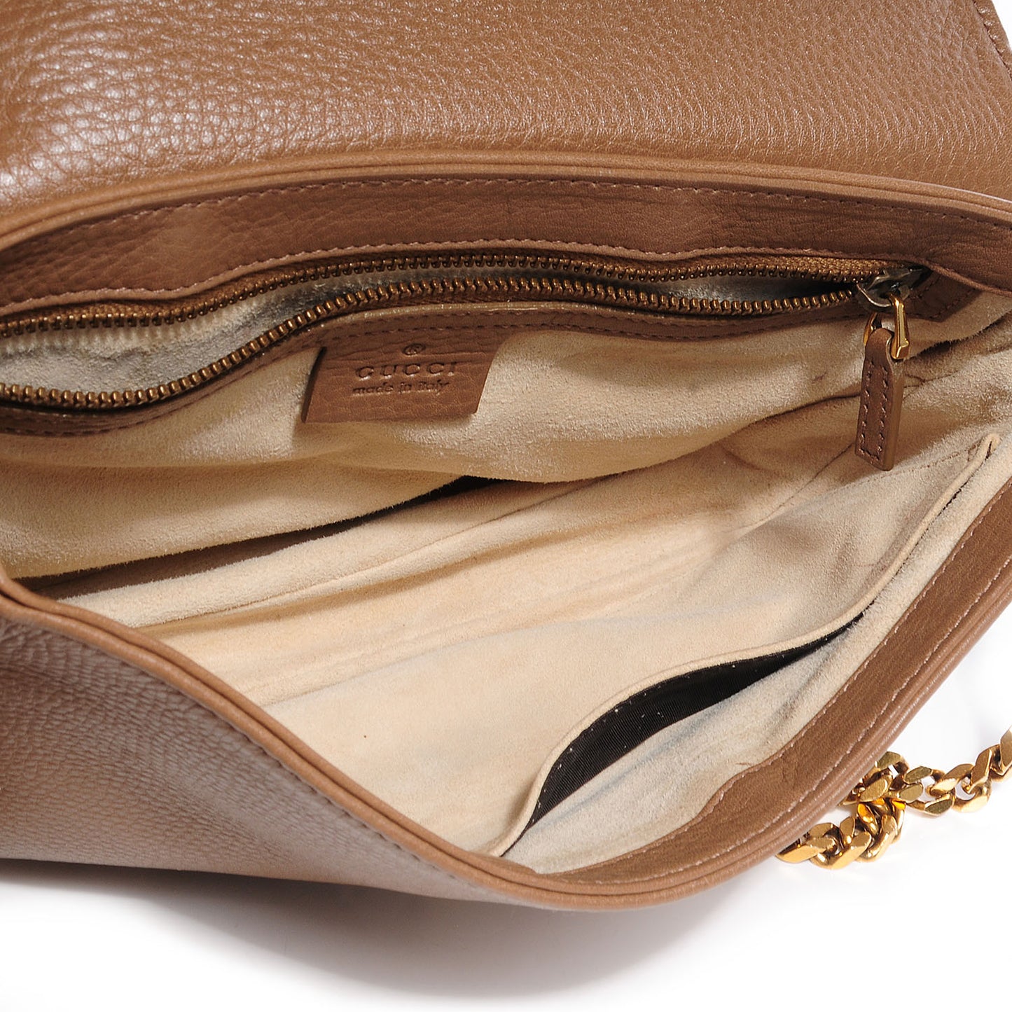 Cellarius Calfskin Medium 1973 Chain Shoulder Bag Marron Glace