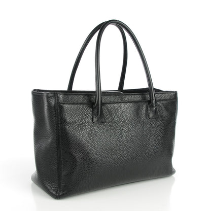 Chanel Deerskin Cerf Executive Shopper Tote Black 3 of 7