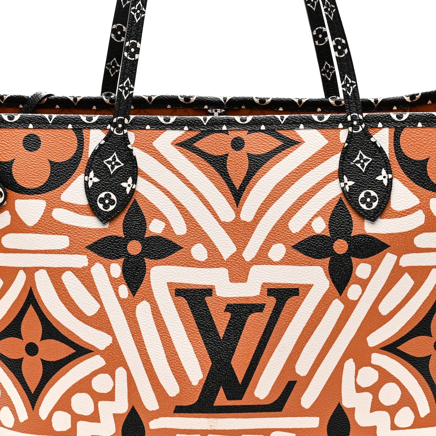 Monogram Giant Crafty Neverfull MM Creme Caramel