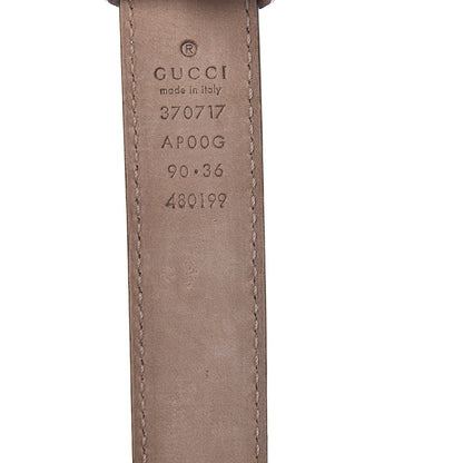 Gucci Moon Calfskin Interlocking G 25mm Belt 90 36 Ocean Wave 4 of 7