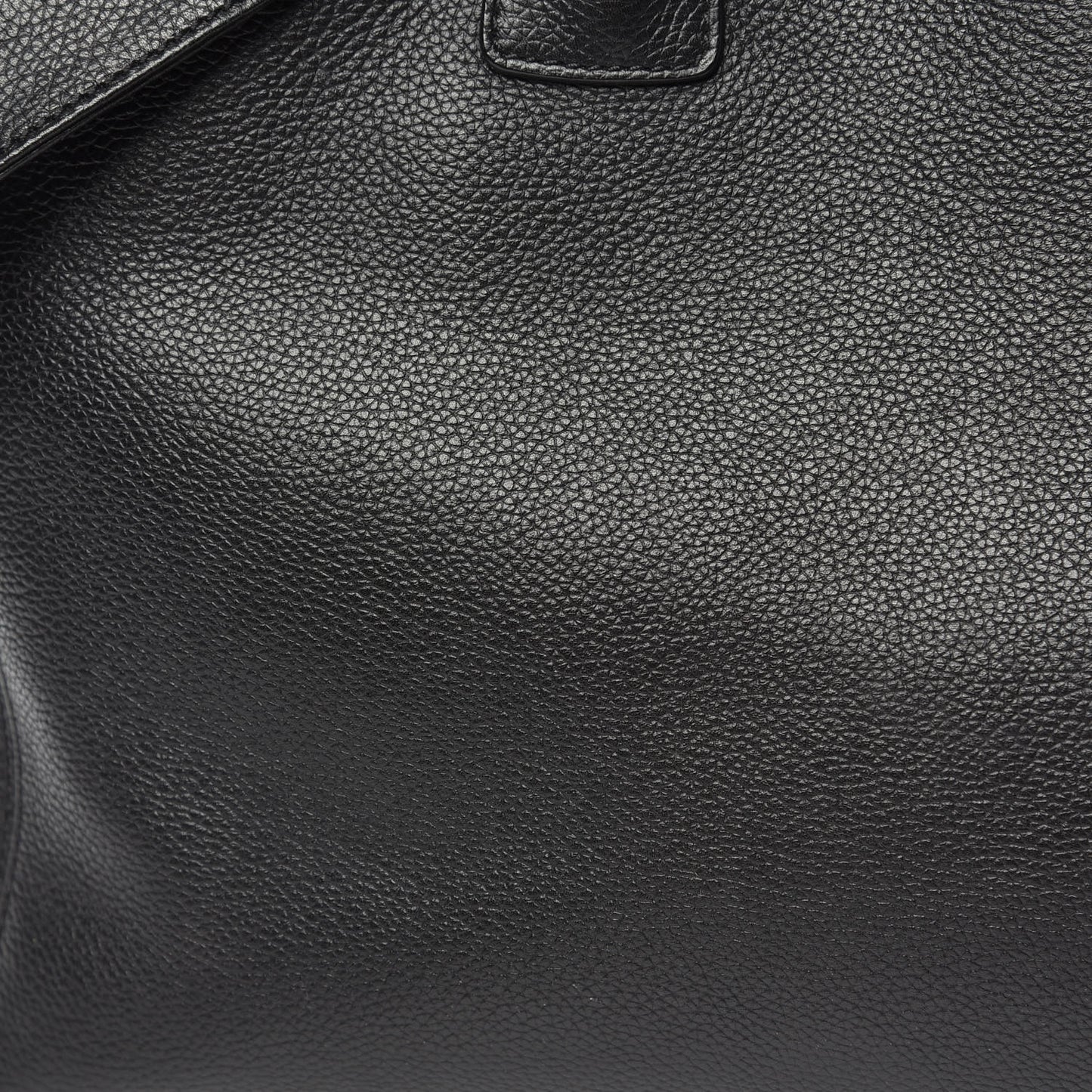 Calfskin Cerf Executive Shopper Tote Black