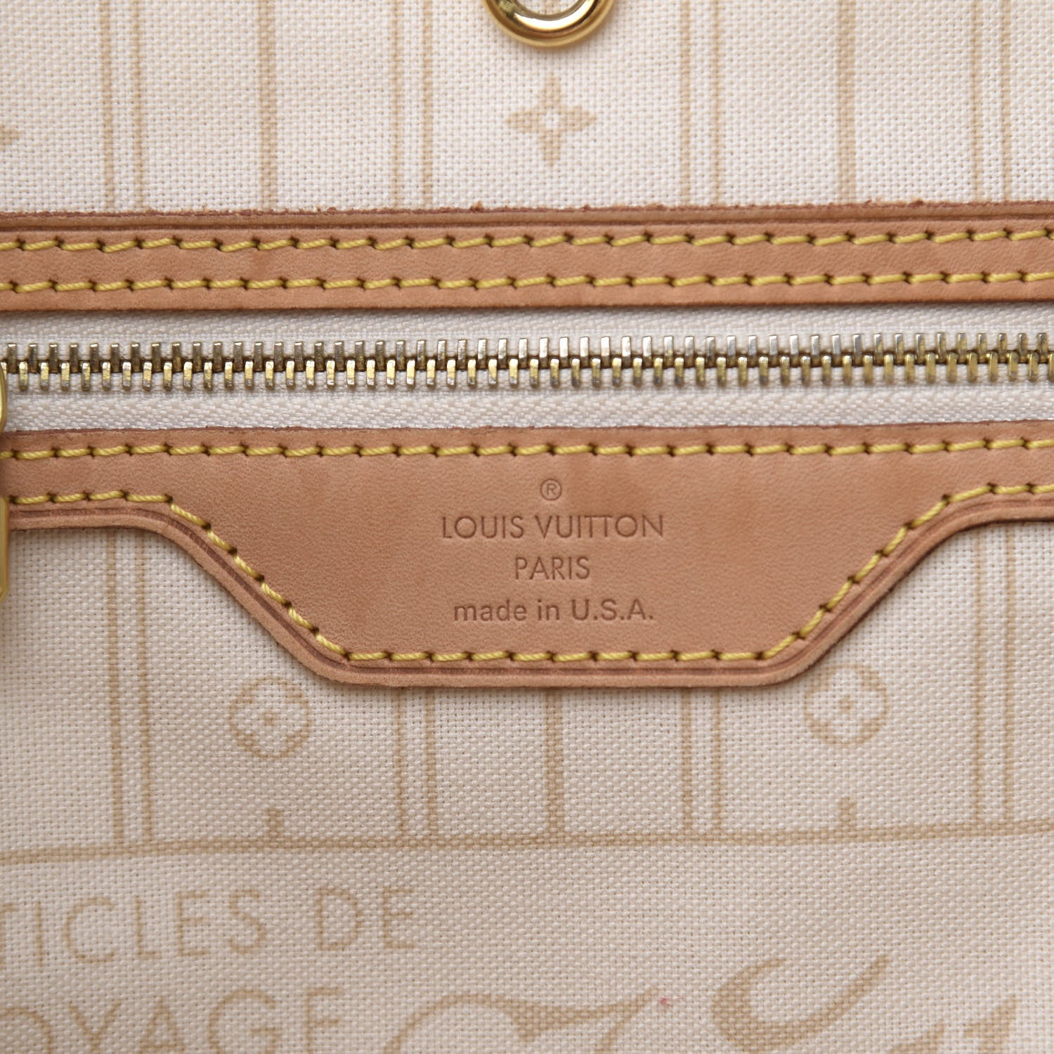 Louis Vuitton Damier Azur Neverfull MM 5 of 9