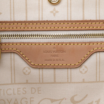 Louis Vuitton Damier Azur Neverfull MM 5 of 9