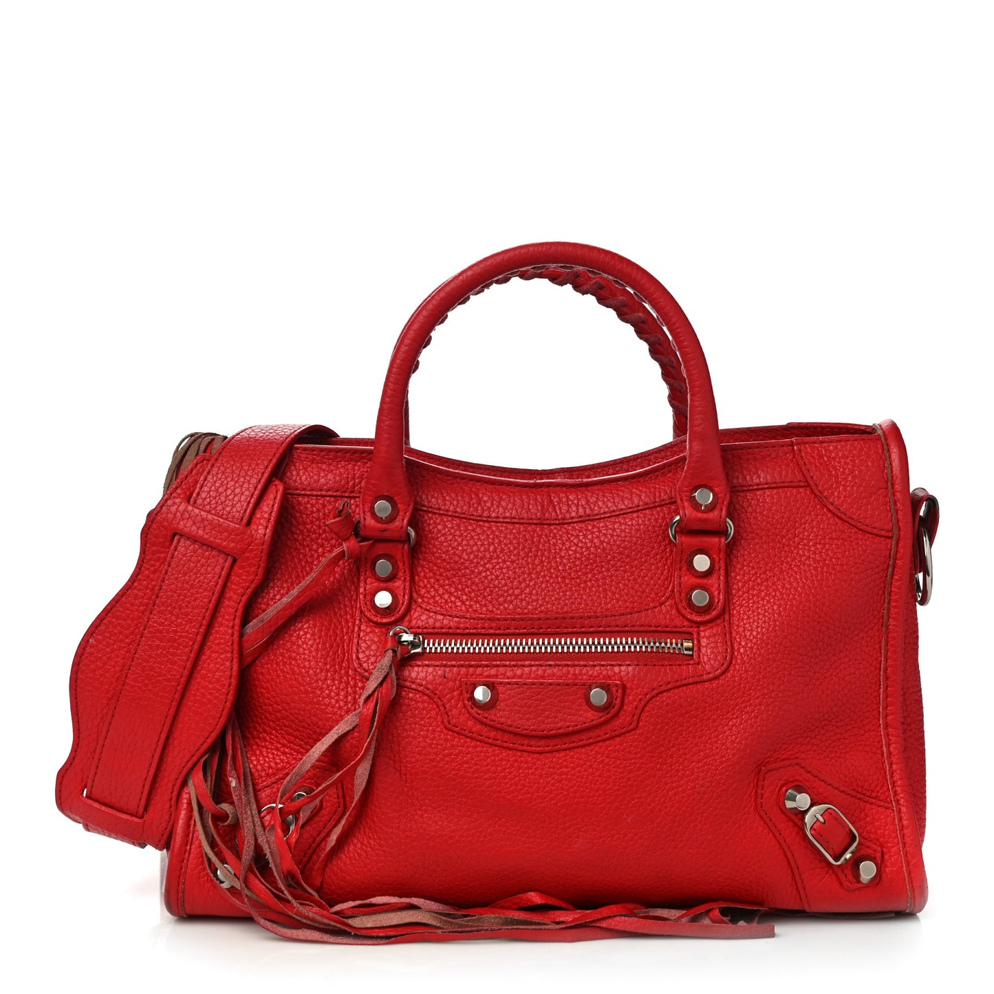 Vibrato Calfskin Classic Silver Hardware S City Rouge Cerise