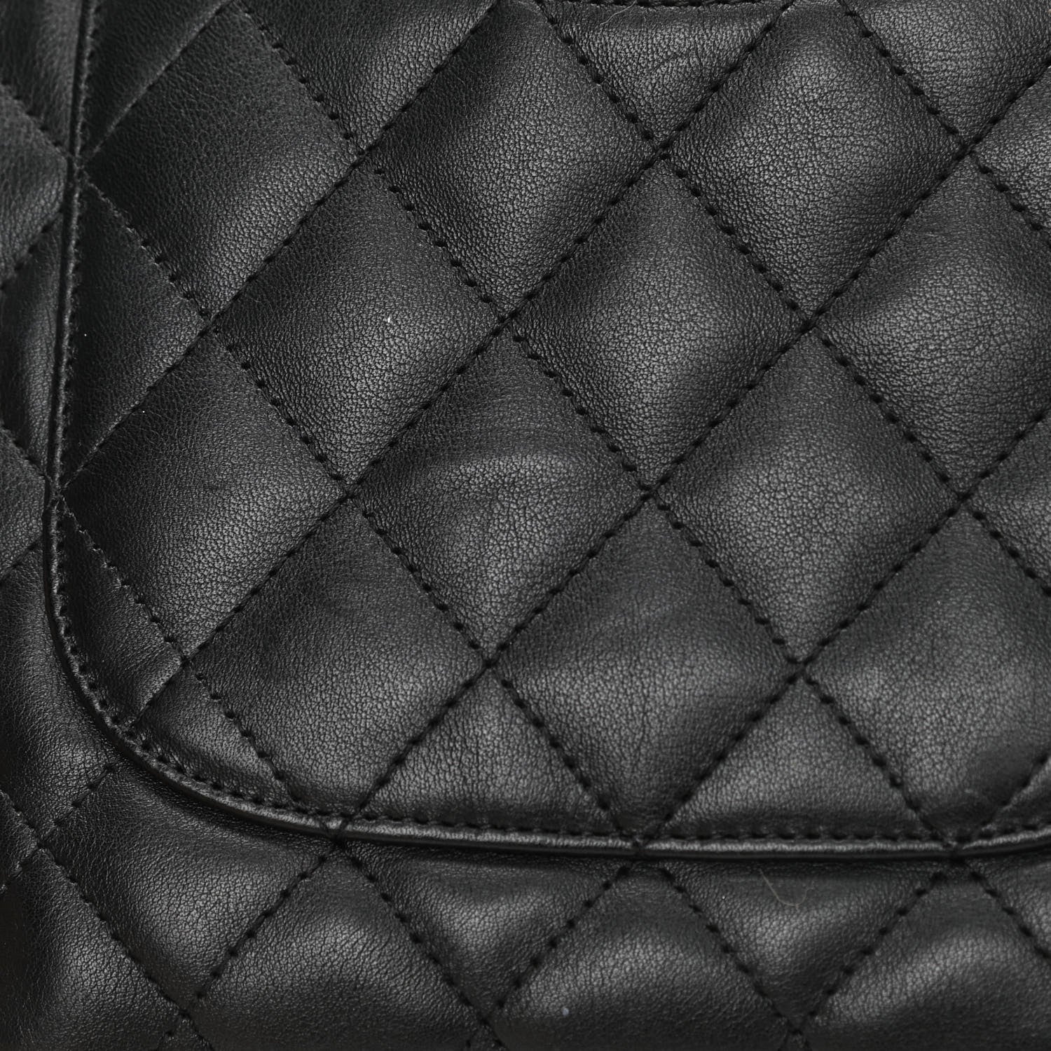 Chanel Calfskin Quilted Medium Cambon Tote Black White 17 of 17