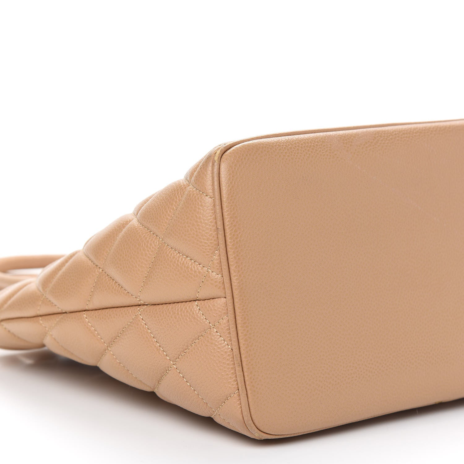 Chanel Caviar Quilted Medallion Tote Beige 8 of 10
