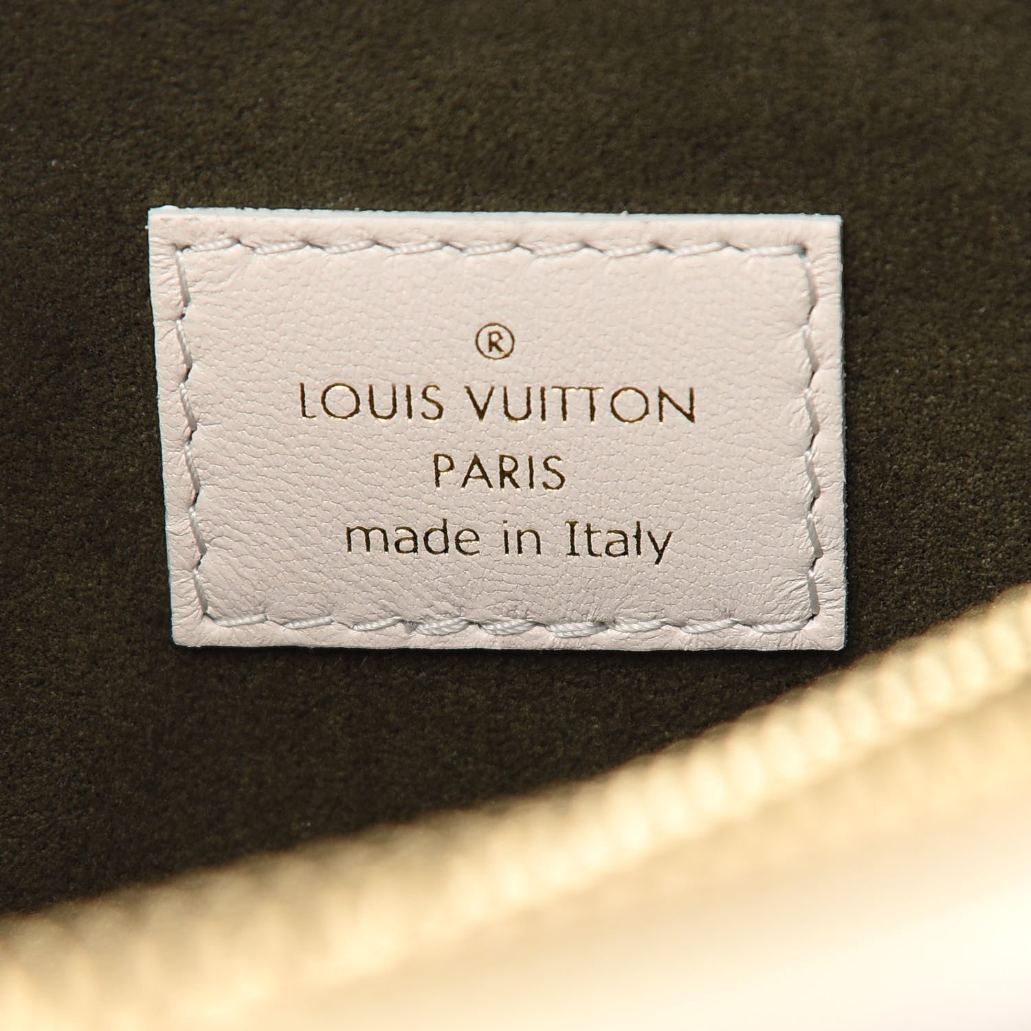 Louis Vuitton Lambskin Embossed Monogram Coussin PM Cream 6 of 8