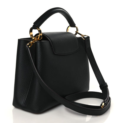 Louis Vuitton Taurillon Capucines BB Black 3 of 9