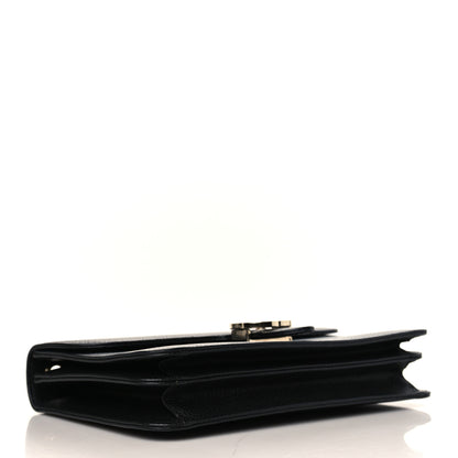 Gucci Dollar Calfskin Interlocking G Shoulder Bag Black 4 of 9