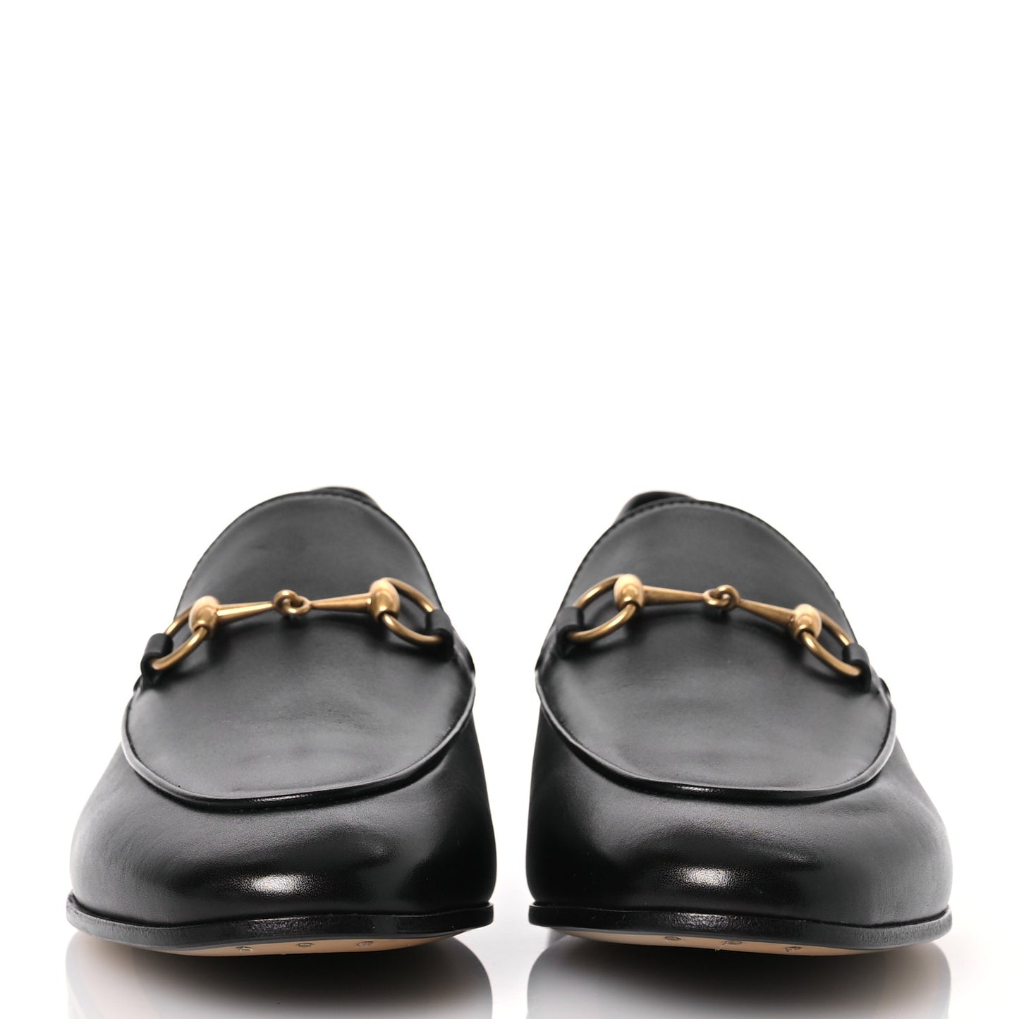 Calfskin Horsebit Womens Jordaan Loafers 39.5 Black