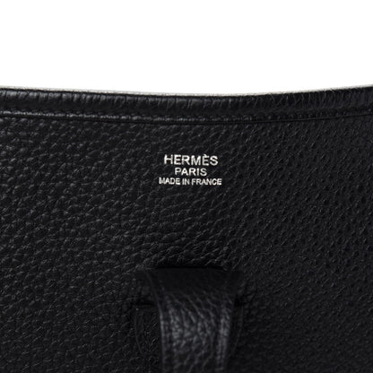 Hermes Taurillon Clemence Evelyne III PM Black 11 of 14