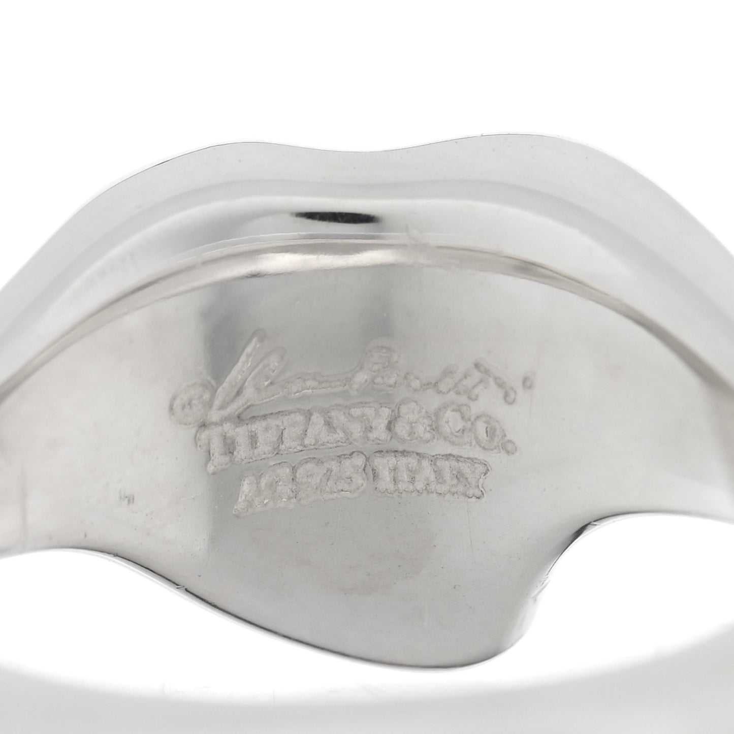Sterling Silver Elsa Peretti Full Heart Ring 49 4.75