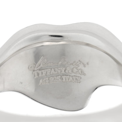 Tiffany Sterling Silver Elsa Peretti Full Heart Ring 49 4.75 4 of 5