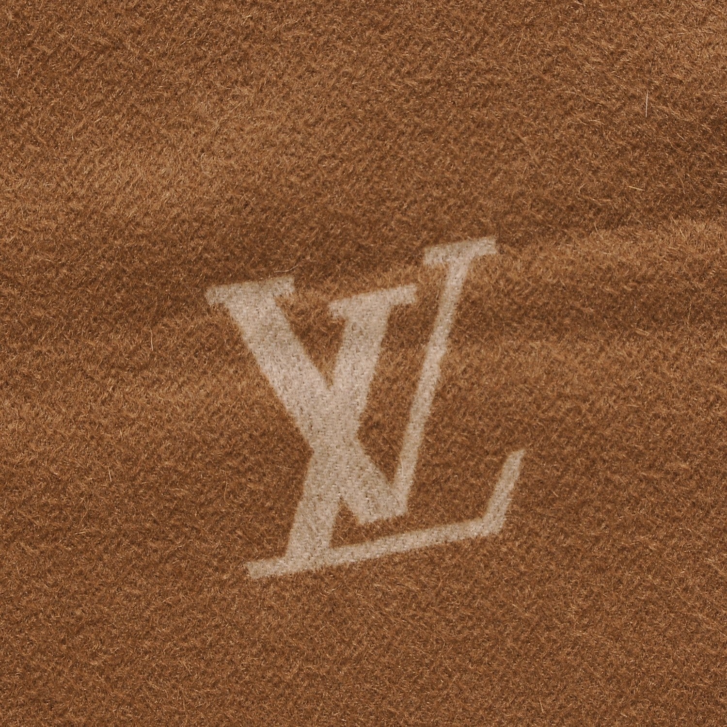Louis Vuitton Cashmere Jhelam Stole Caramel 3 of 8