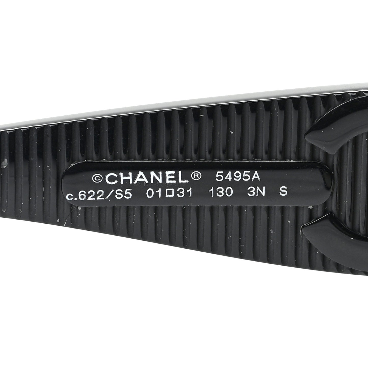 Acetate Shield Sunglasses 5495A Black