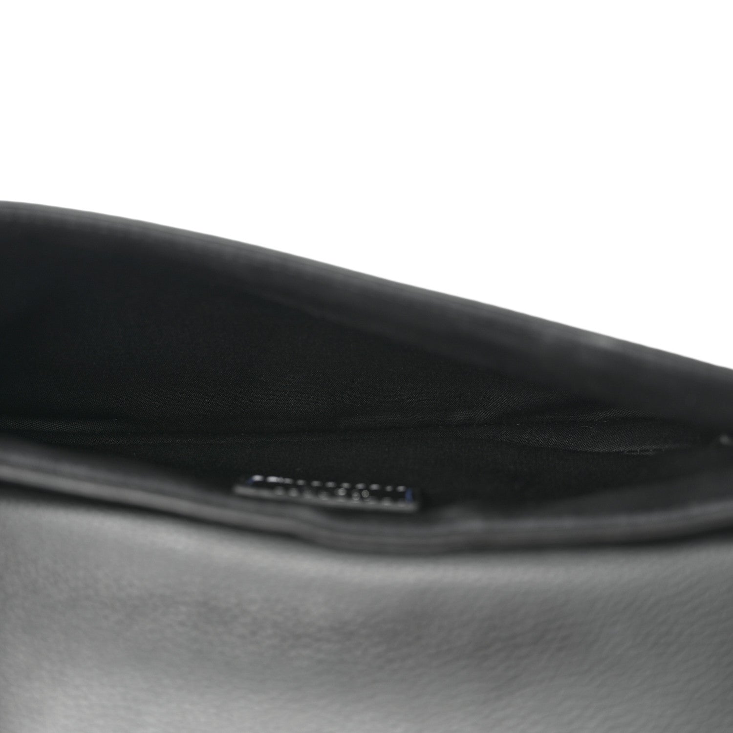 Christian Dior X KAWS Grained Calfskin Saddle Pouch Black 5 of 12