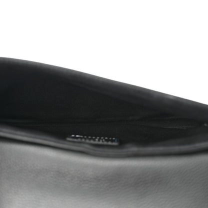 Christian Dior X KAWS Grained Calfskin Saddle Pouch Black 5 of 12