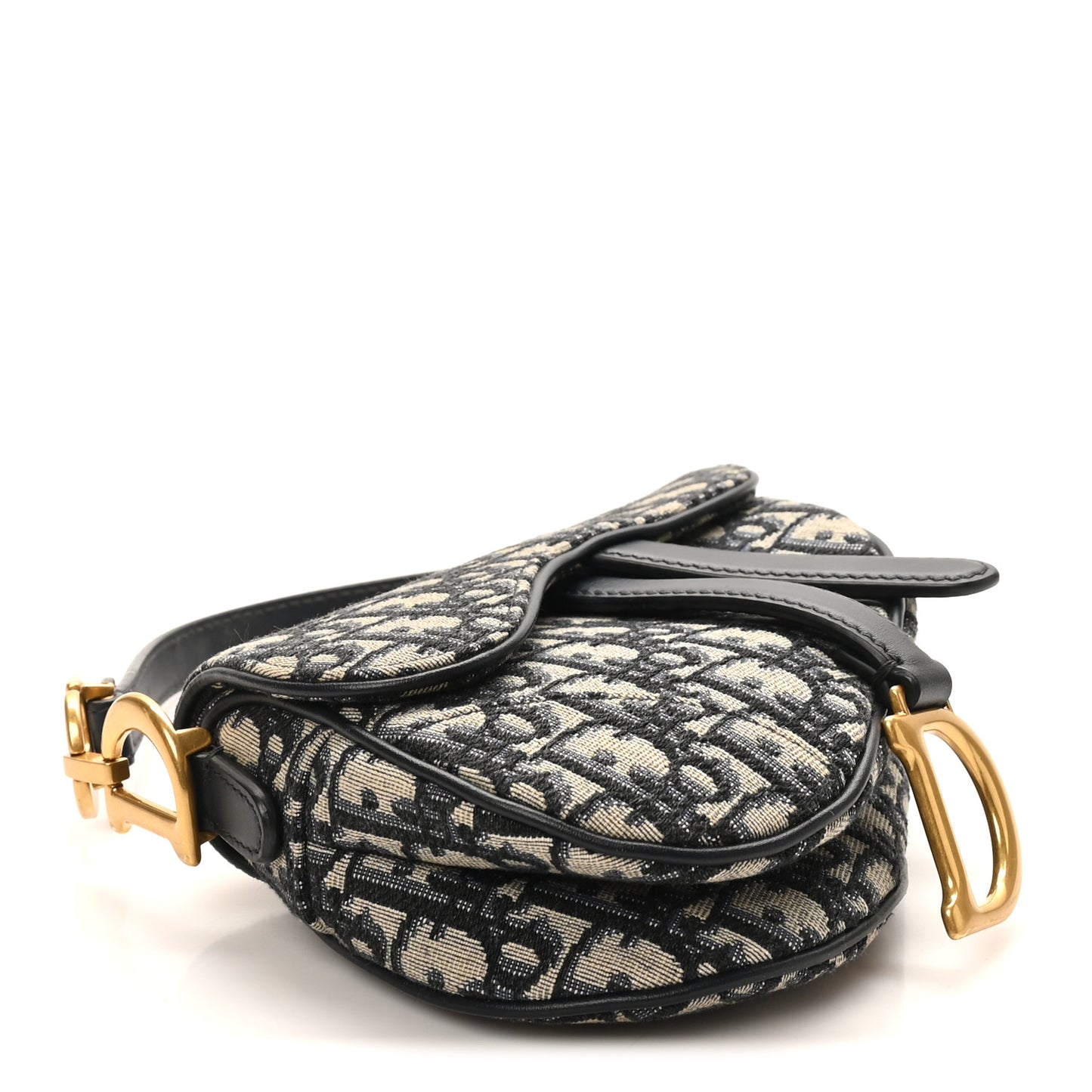Oblique Mini Saddle Bag Blue