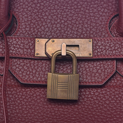 Hermes Fjord HAC Birkin 45 Rouge H 43 of 43