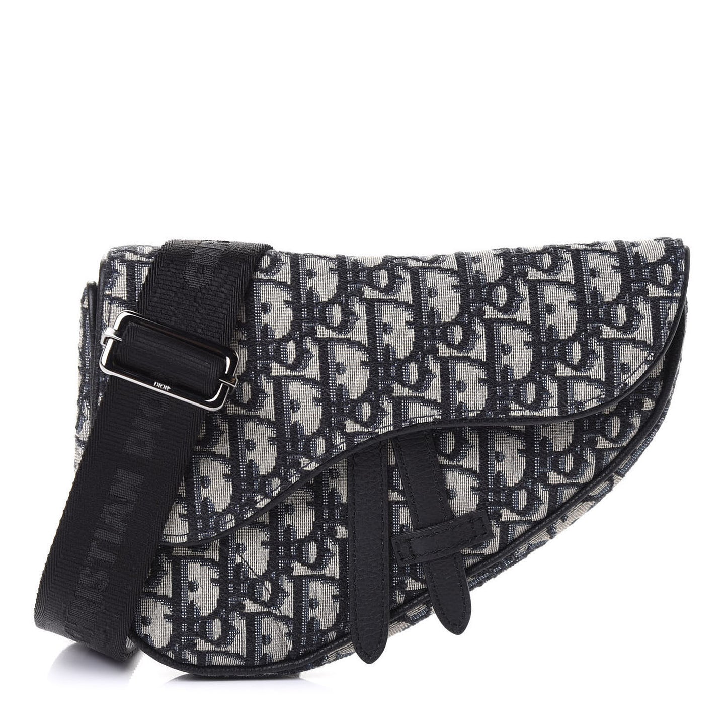 Oblique Mens Mini Saddle Bag Blue