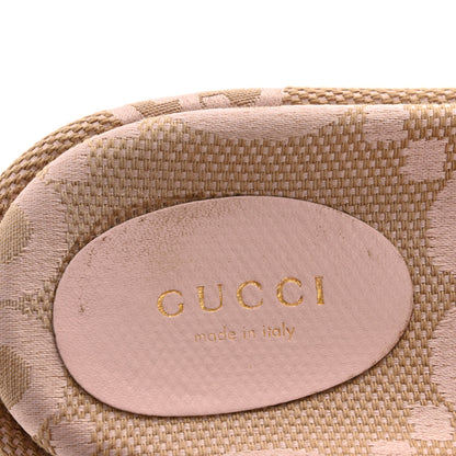 Gucci Monogram Jumbo GG Angelina Platform 55mm Slide Sandals 37.5 Beige Perfect Pink 8 of 10