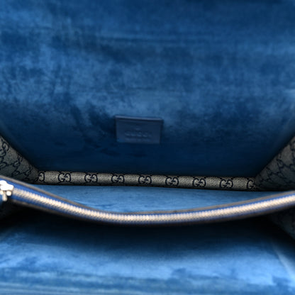 Gucci GG Supreme Monogram Blooms Medium Dionysus Shoulder Bag Beige Navy Vintage Blue 6 of 18