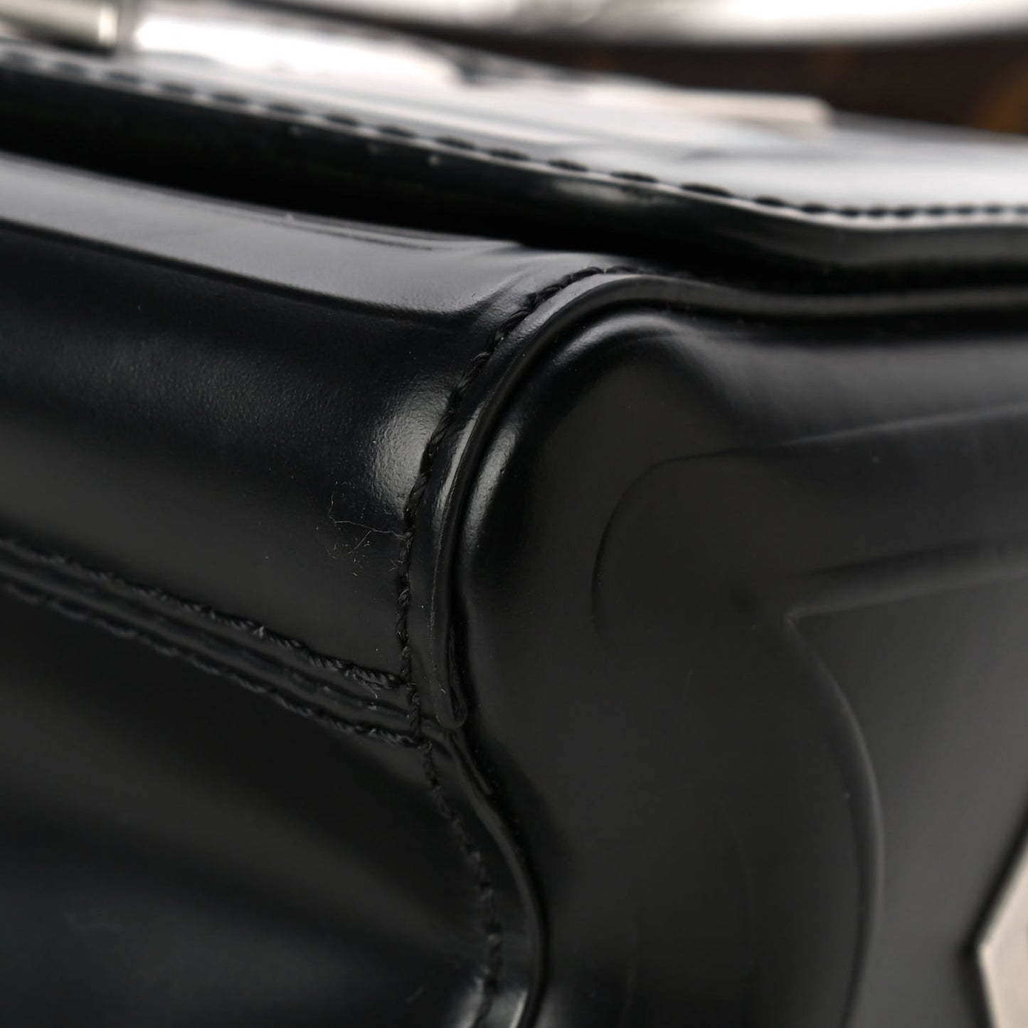 Epi Monogram Spaceship Embossed Twist Shoulder Bag PM Black