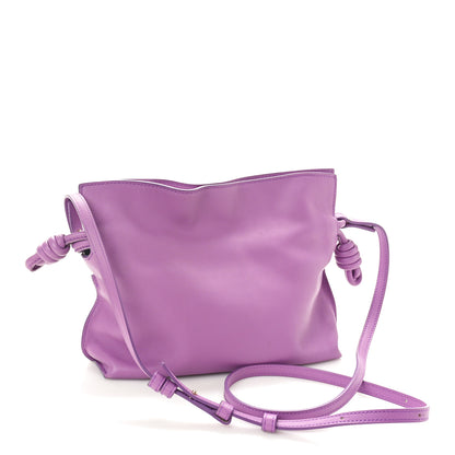 Loewe Calfskin Mini Flamenco Knot Bag Purple 3 of 10