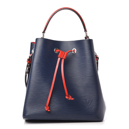 Louis Vuitton Epi Neonoe Indigo Coquelicot 1 of 10