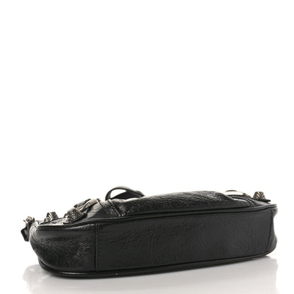Balenciaga Agneau Arena Le Cagole Mini Purse With Chain Black 4 of 8