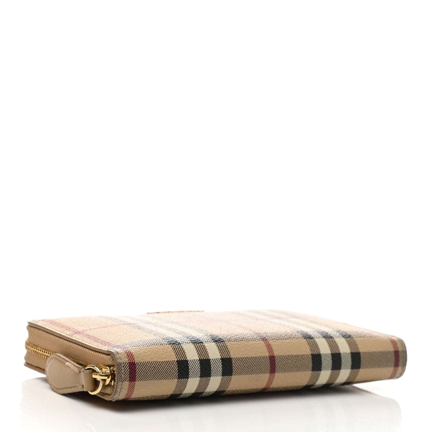 Haymarket Check Large Ziggy Zip Around Wallet Dusty Pink