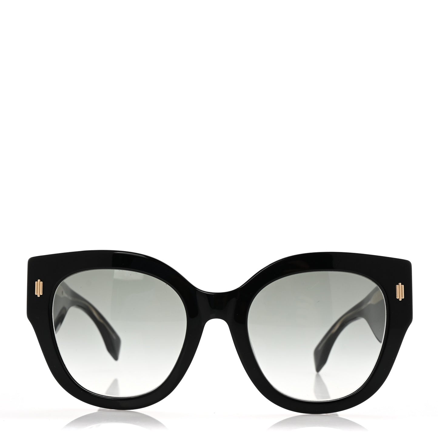 Acetate Cat Eye Sunglasses FF0452/F/S Black