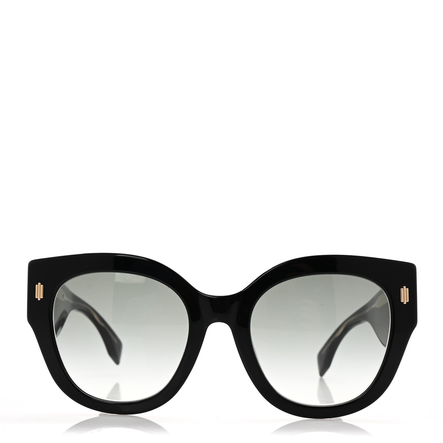Fendi Acetate Cat Eye Sunglasses FF0452/F/S Black 2 of 8