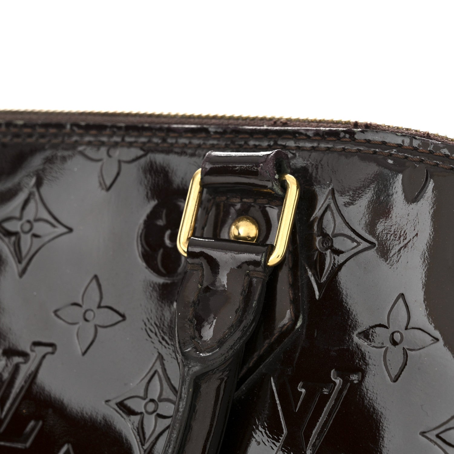Louis Vuitton Vernis Alma GM Amarante 17 of 17