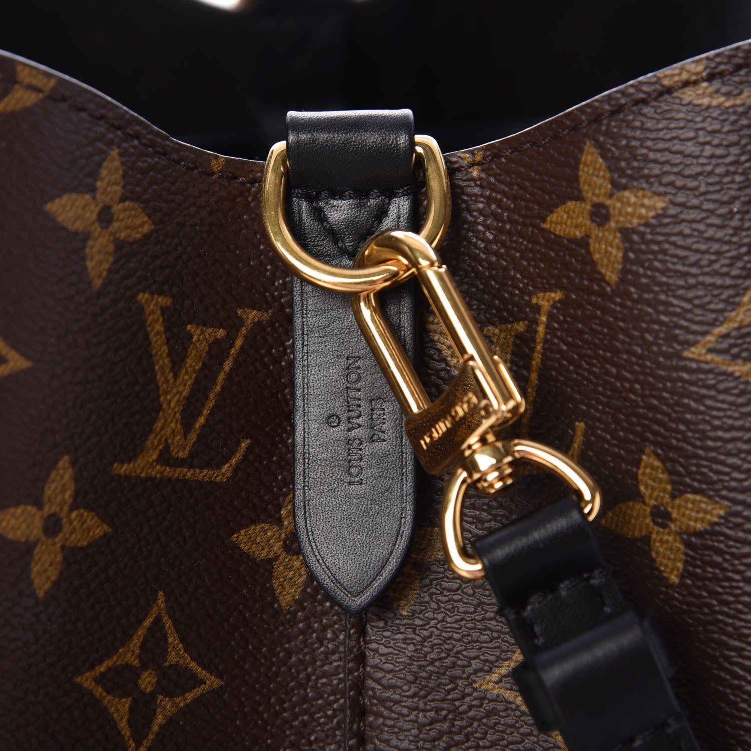 Louis Vuitton Monogram Neonoe MM Black 6 of 7